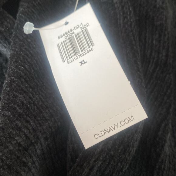 Old Navy Black Cozy Chenille Button-
Down Top - Picture 9 of 10